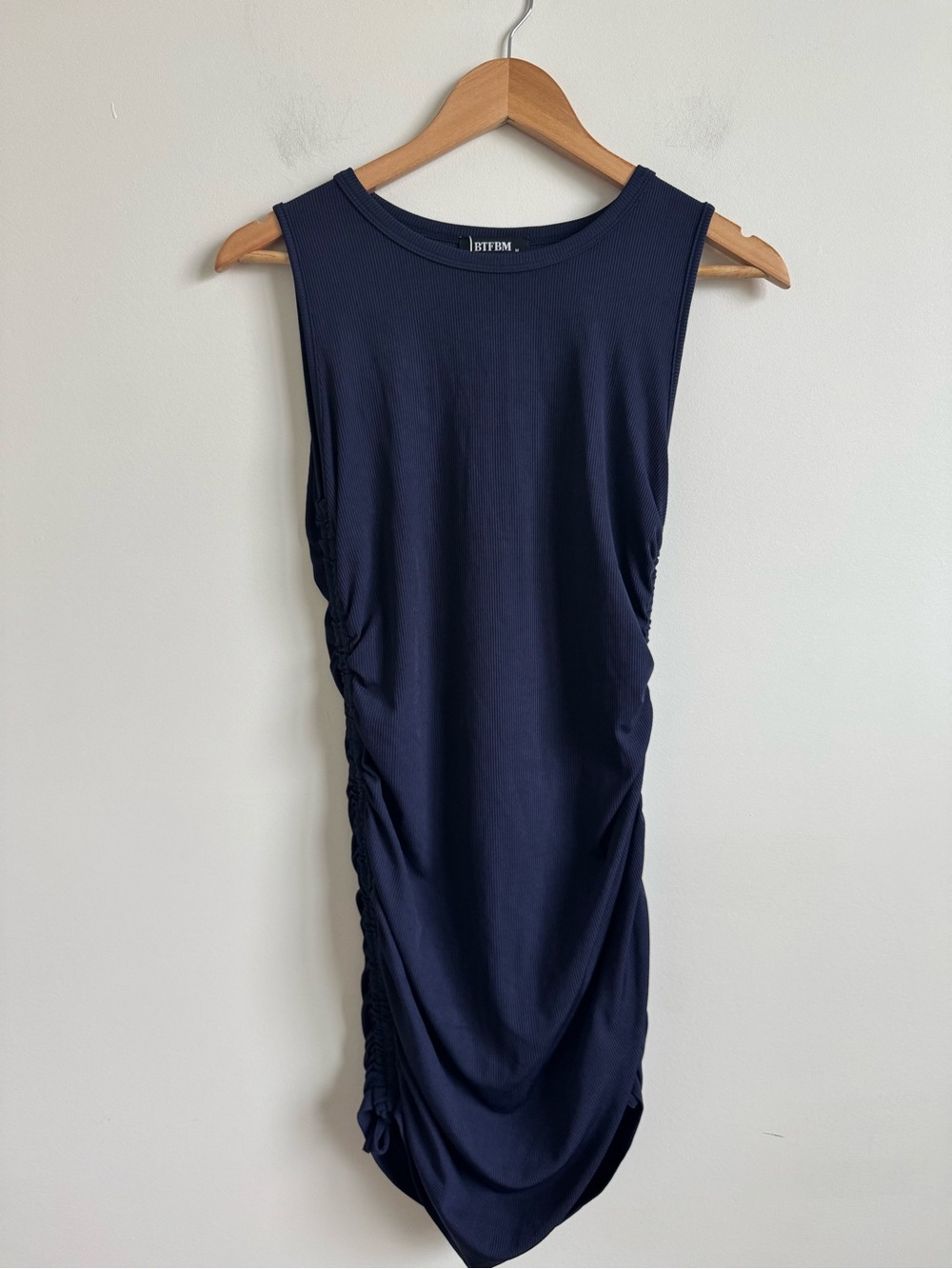 Ribbed Sleeveless Dress